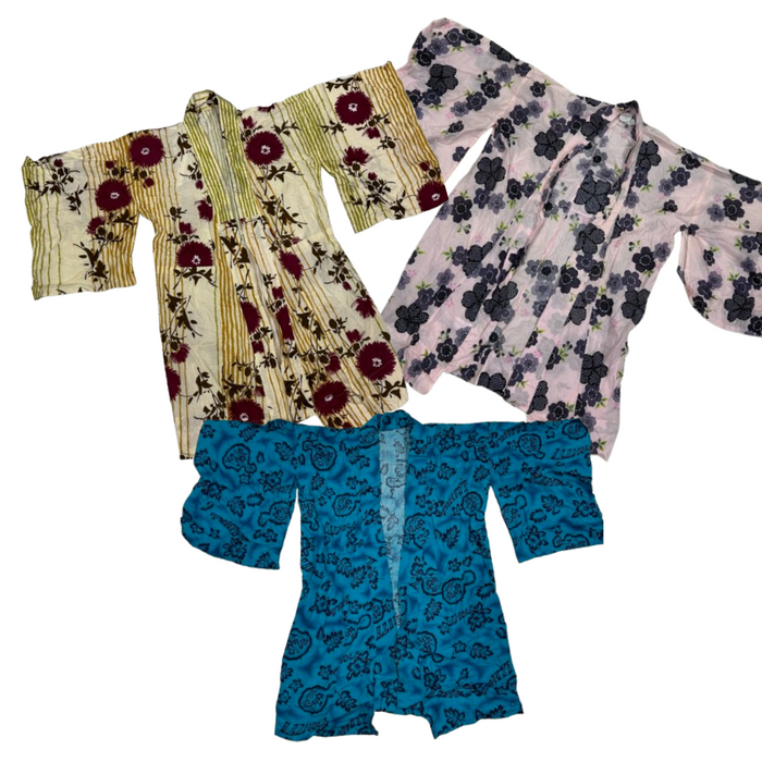 MIX SHORT COTTON KIMONOS