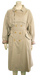 Stylish beige trench coat with a double-breasted design, perfect for a classic and sophisticated look.