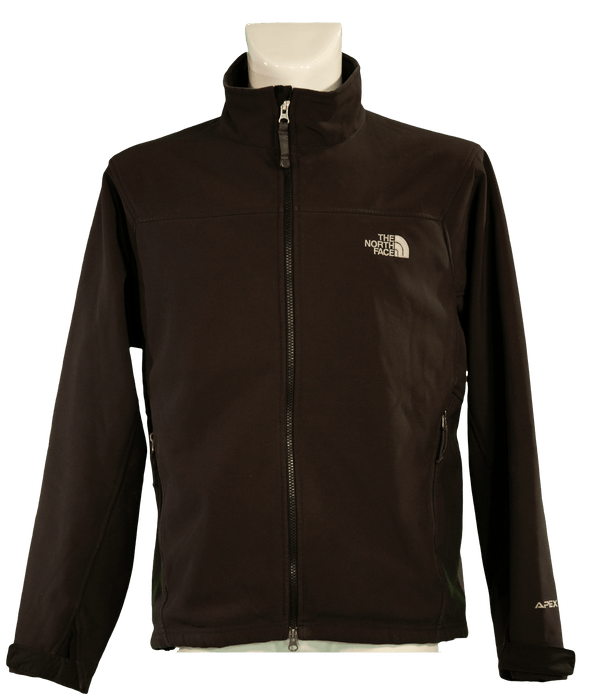 The North Face black Apex jacket for outdoor activities and winter wear