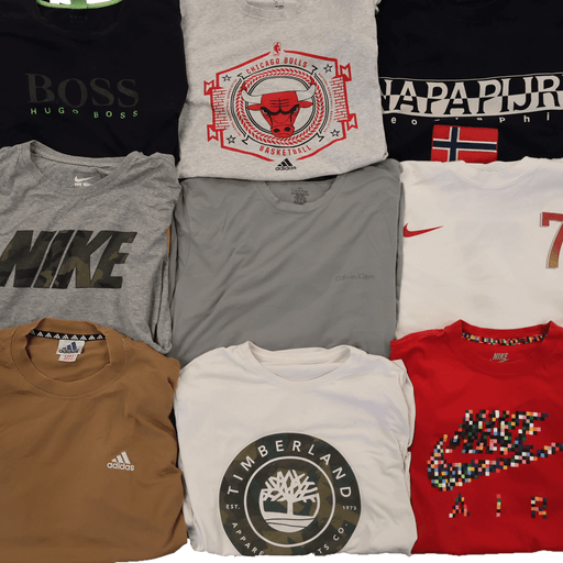 10x Branded Premium T-Shirts for Vintage Wholesale - Ideal for Reselling Fashionable, Lightly Used Vintage Clothes in Grade A Condition