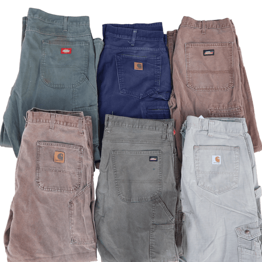 Vintage Carhartt and Dickies Pants Mix from 70s to 00s - Grade B-C - Wholesale Vintage Fashion Clothing