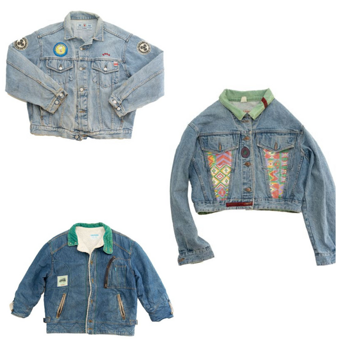 MIX VINTAGE DENIM JACKETS