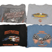 Vintage Harley Davidson T-Shirts Pack - Myrtle Beach, Thunderbolt, Destination, and Timms Designs