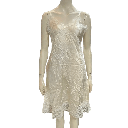 Vintage white lingerie dress from MIX LINGERIE DRESSES pack for sale - 70s, 80s, 90s, 00s - Grade A vintage fashion wholesale.