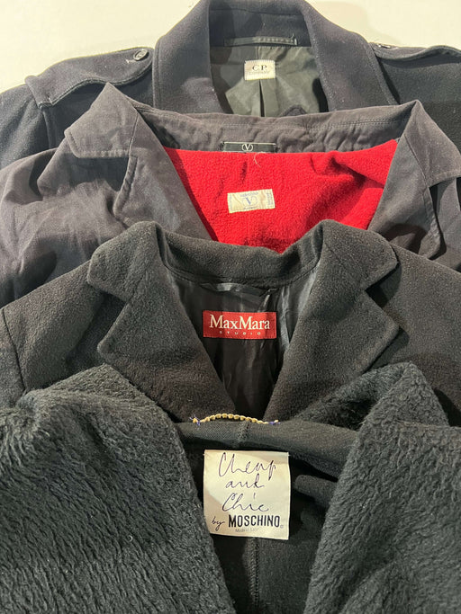 Luxury vintage coats from top brands including Gucci, MaxMara, Moschino, and more. Perfect for vintage wholesale and fashion enthusiasts.