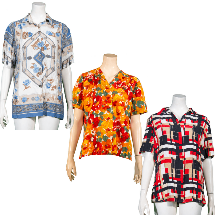 MIX SHORT SLEEVE CRAZY BLOUSES