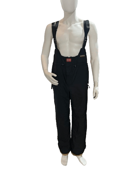 Vintage ski pants from the MIX SKI PANTS pack featuring various styles from the 70s, 80s, 90s, and 00s on a mannequin