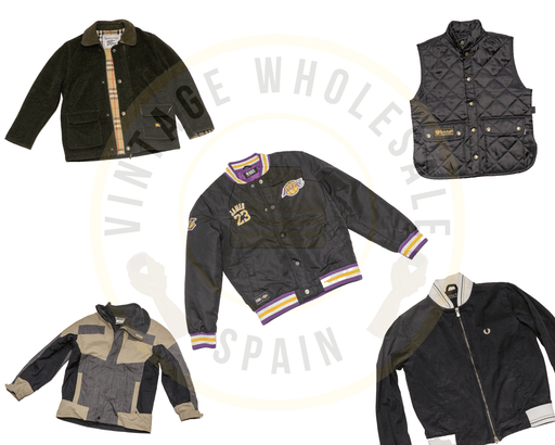 Vintage jackets and vests assortment from Wholesale Spain